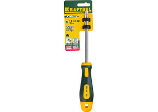 Отвертка KRAFTOOL TORX H №40x125мм Cr-Mo-V сталь, двухкомпонентная рукоятка (250077-40-125)