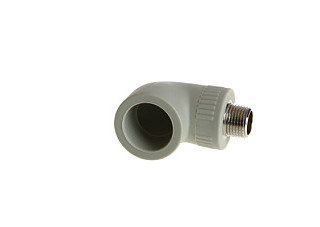 Угол ПП комбинированный Lammin НР 32х1/2" СЕРЫЙ