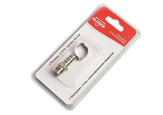 Переходник, 1/4"П -елочка 10мм+ кольцо 10х15мм ELITECH 0704.023700