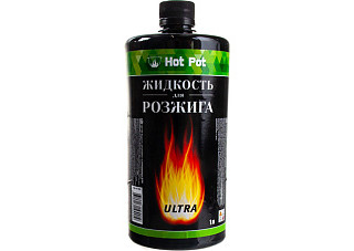 Жидкость для розжига Hot Pot углеводородная ULTRA 1,0л (61384)