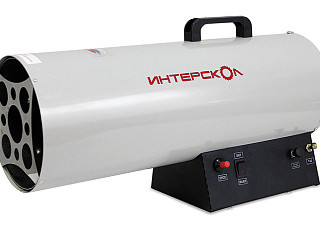 Тепловая пушка газовая ИНТЕРСКОЛ ТПГ-30 (30кВт, поток 700м3\ч, расход-2,28кг/час, 7,6кг) 291.1.0.00