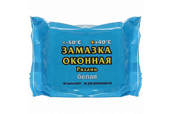 Замазка оконная г.Рязань ПО РАДУГА БЕЛАЯ (0,4кг)