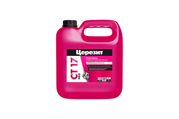 Грунт ЦЕРЕЗИТ CТ17 PRO глубокого проникновения морозостойкий 2,5л (3046905)