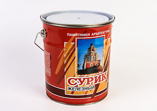 Краска масляная Сурик OLECOLOR красно-коричневый (6,0кг) 