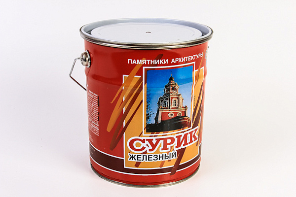 Краска масляная Сурик OLECOLOR красно-коричневый (6,0кг) 