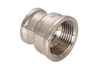 Муфта латунная LD 50 (2)-ДУ40 (1 1/2) Г/Г переходная  