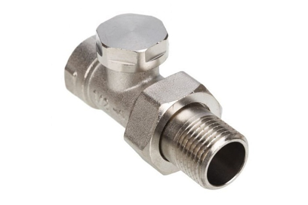 Клапан AQUALINK прямой настроечный для радиатора с уплотнением ВН-НР ДУ15 (1/2) (2599/2677) (100/10)