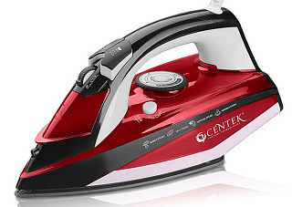 Утюг Centek CT-2344 1800- 2200Вт, керамическая подошва, мощный паровой удар, самоочистка