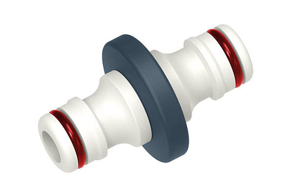 Муфта ELITECH Garden HF 018 пластиковая двусторонняя, для шланга премиум-класса (1/100)