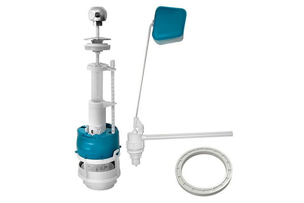 Арматура к смыв. бачку ИНКОЭР метал. шток бок/под. (и-сба-бм-а-в) (0016)