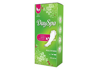 Прокладки ежедневные DAY SPA multiform air без отдушки женские гигиенические 60шт (001) (721) 