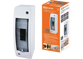 Бокс TDM КМПн 1/2 для наруж. уст. с крышкой IP42 (0907-0003)