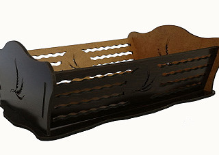 Сухарница резная МОККО (А-1)