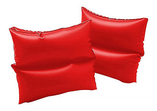 Нарукавник Intex красный 3-6лет (19х19см) (59-640)