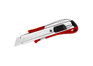 Нож ELITECH 18мм, ABS пластик, цинк 410301