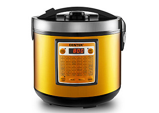 Мультиварка Centek CT-1495 black (ЗОЛОТО)  5.0л, 42 программы + Мультишеф