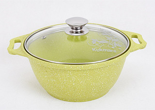 Кастрюля литой алюминий г.Кукмор Trendy style (lime) 4,0л (к41tsl)