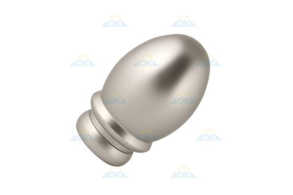 Наконечник металлический D16 Белуно сатин уп 2 шт