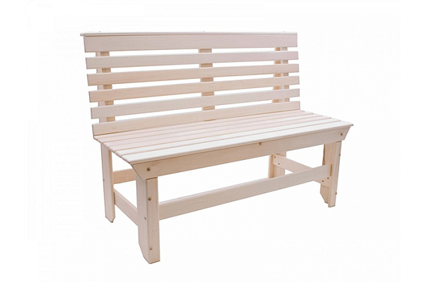 Скамья без подлокотников 1200х480х870 (разборная)