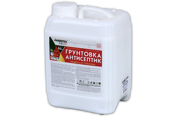 Грунтовка антисептик акриловая FARBITEX ПРОФИ (5,0кг)