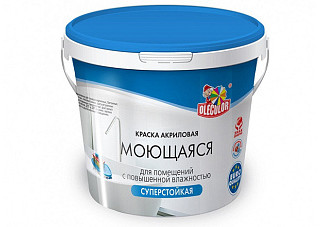 Краска ВД OLECOLOR моющаяся база А (1,0кг)