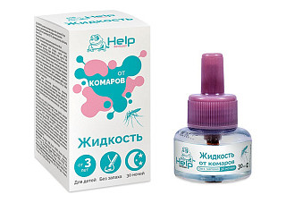 Жидкость HELP от КОМАРОВ 30мл (на 30 ночей) /24 (80524)