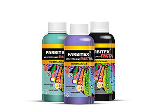 Паста колеровочная универсальная FARBITEX коричневый (0,1л) 