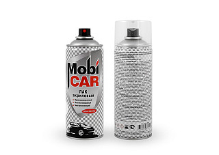 Лак аэрозольный MobiCAR акриловый, бесцветный глянцевый (0503-32 MC) (520мл)