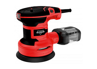 Шлифмашина эксцентриковая ELITECH ДМ МШЭ 031Э (350Вт, ф125, 7000-14000об/мин, ампл-2мм) E2213.025.00