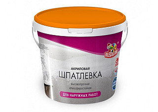 Шпатлевка OLECOLOR акриловая для наружных работ (9,0кг)