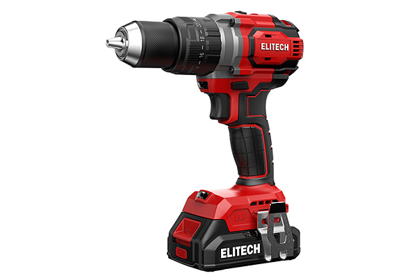 Дрель-шуруповерт ударный ELITECH ДА 20УБЛ2 20В, б/щет, 2х2,0Ач Li-ion (Е2201.047.01)
