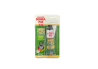 Клей SOMA FIX (гибридный HIGH TACK, белый 60 мл.) S67