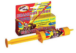 Гель против садовых и домашних муравьев ВХ Великий Воин 45г (шприц) /60шт (412)