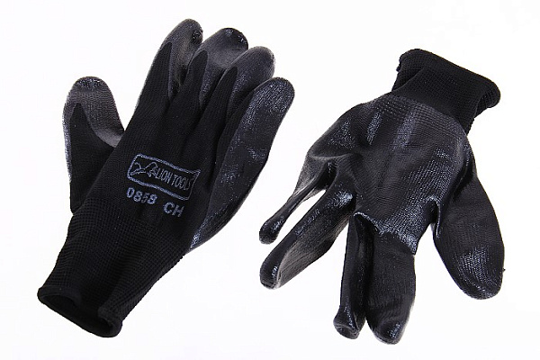 Перчатки краги спилковые ЛЕТО серые без подкладки В-7-240 /12