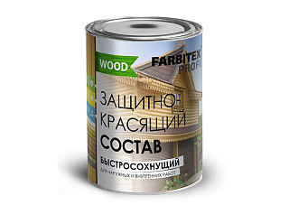 Состав защитно-красящий для древесины быстросохнущий FARBITEX ПРОФИ WOOD Бесцветный (2,7кг)