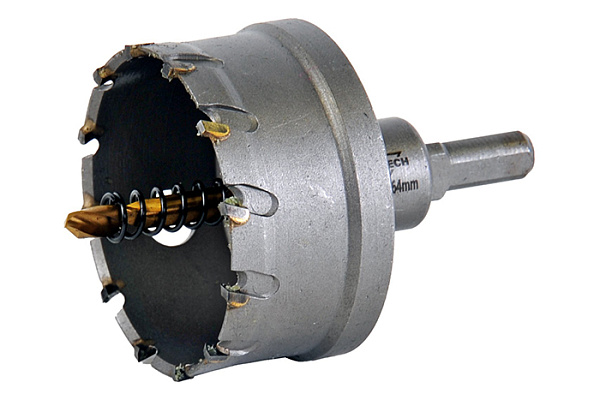 Коронка по металлу ELITECH твердосплавная, в сборе, ф64мм 1820.139700 (1/6)
