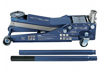 Домкрат гидравлический подкатной STELS 3 тонны LOW PROFILE QUICK LIFT, h-75-515мм ПРОФИ (51136)