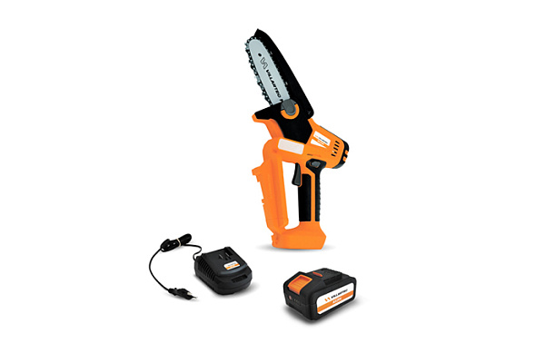 Пила цепная MINI VILLARTEC SA 20M SET: AS204,AC202 аккум.(20B,шина 12,5см,паз1,1мм,1,3кг)(SA20MSet4)