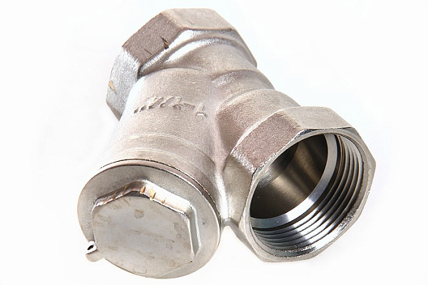 Фильтр латунный/никелированный косой AQUALINK ДУ32 (1 1/4) Г/Г (03953) (30/5) 