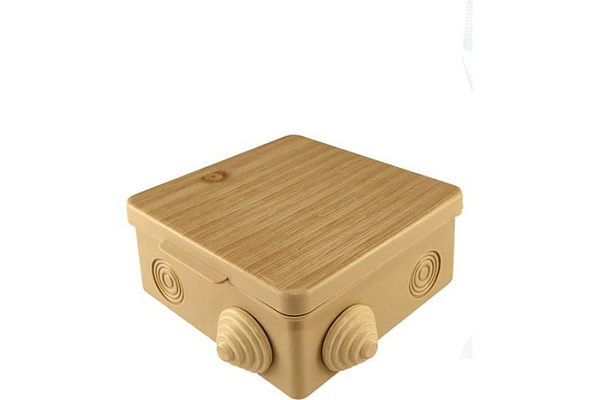 Коробка распаячная TDM ОП д/пистолета 80х80х50мм, крышка, IP54, 7вх. (1401-7112)