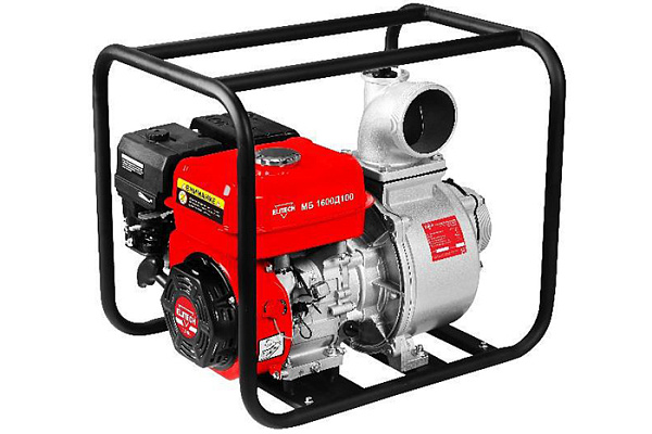 Мотопомпа ELITECH МБ 1600Д 100 (7,5л.с, ч\вод, 1600л/мин, выс 30м, гл 7м, 100мм, 47кг) E0105.004.00