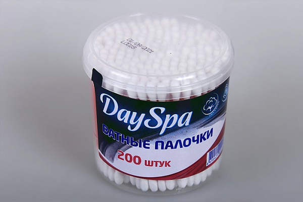 Ватные палочки DAY SPA стакан 200шт (143)