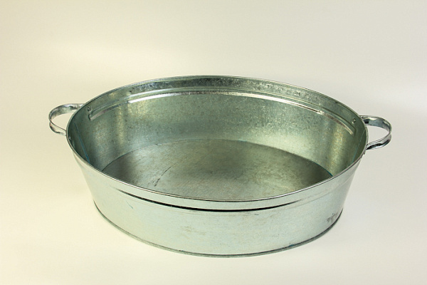 Таз оцинкованный овальный 23,0л