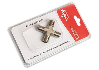 Крестовина, 1/4" ПППП ELITECH 0704.028700