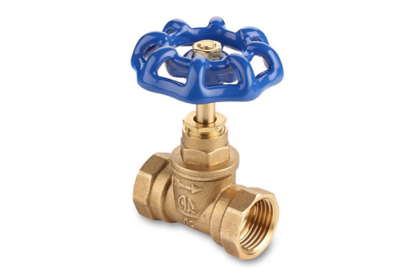 Вентиль запорный латунный ДУ25 (1) Г/Г AQUALINK, затвор-резина, 15Б3р (4902) (64/8)