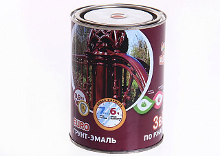 Грунт-эмаль по ржавчине OLECOLOR красный 3020 (0,9кг)