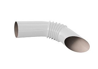 Отмет гнутый SOKROF RAL 9003 Белый (d=100мм)