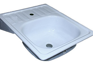 Мойка эмаль 60х50 Гомель (с кронш.) 16,5 см