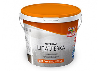 Шпатлевка OLECOLOR акриловая для стен и потолков (1,8кг) 