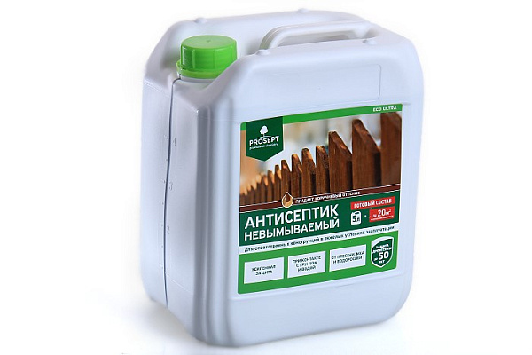Антисептик невымываемый ПРОСЕПТ ECO ULTRA коричневый 20,0л (062-20)